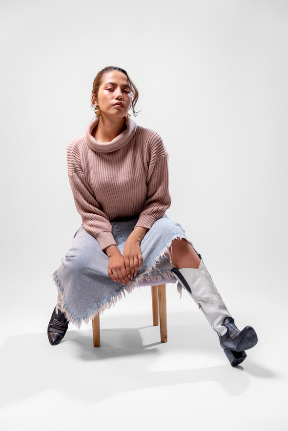 Saco Cuello Alto Palo de Rosa Veintidós | Suavidad y Calidez