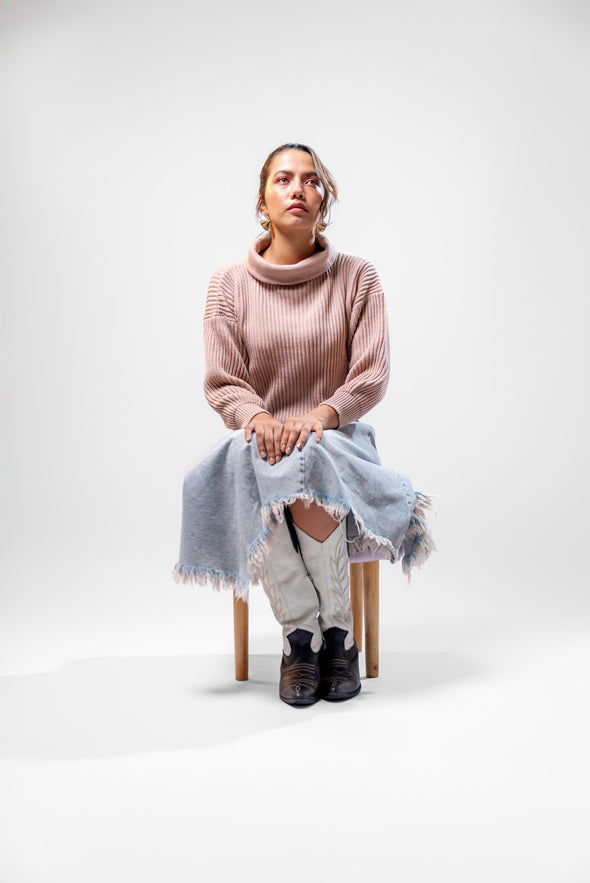 Saco Cuello Alto Palo de Rosa Veintidós | Suavidad y Calidez