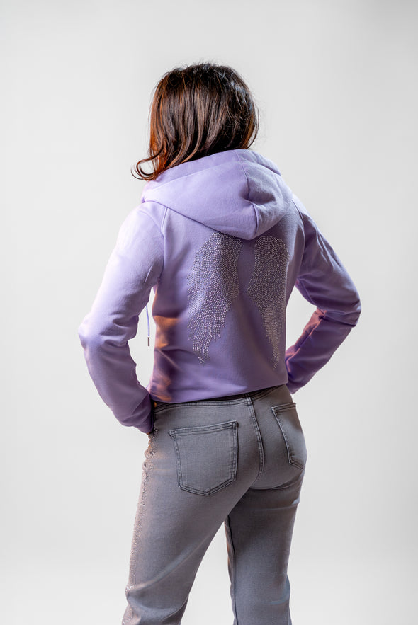 Hoddie Lila Veintidós | Toque de Color Suave