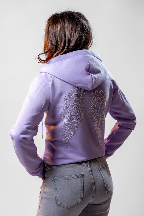 Hoddie Lila Veintidós | Toque de Color Suave