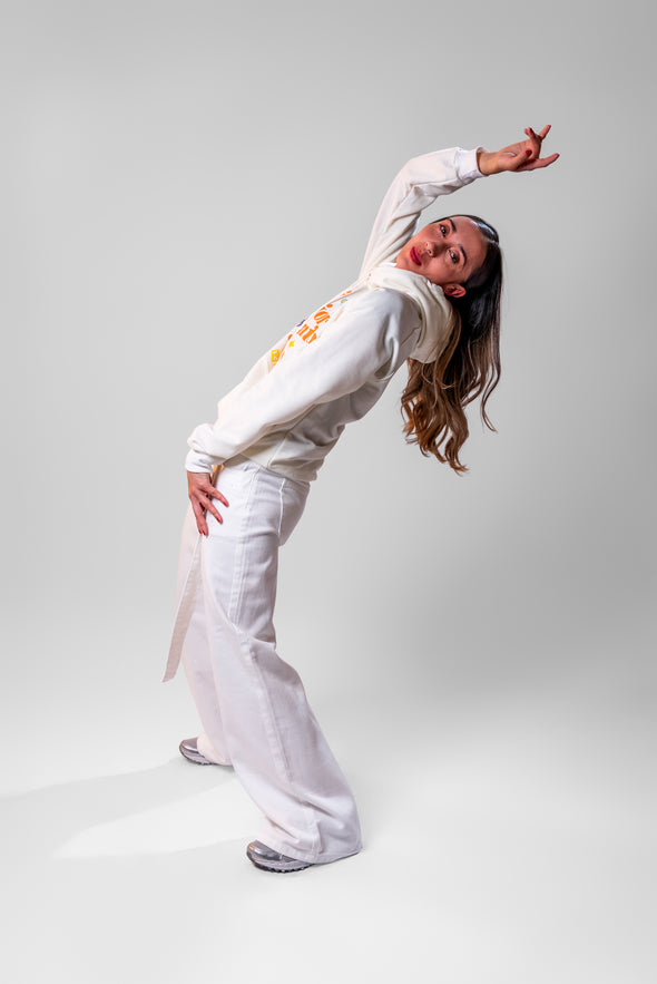 Hoddie marfil "MI MEJOR MOMENTO ES AHORA" Veintidós | Vive el Presente