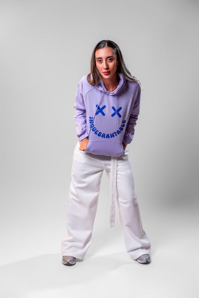 Hoddie lila "INQUEBRANTABLE" Veintidós | Fuerza Interior