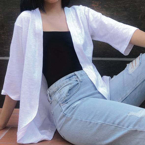 Kimono Corto Blanco