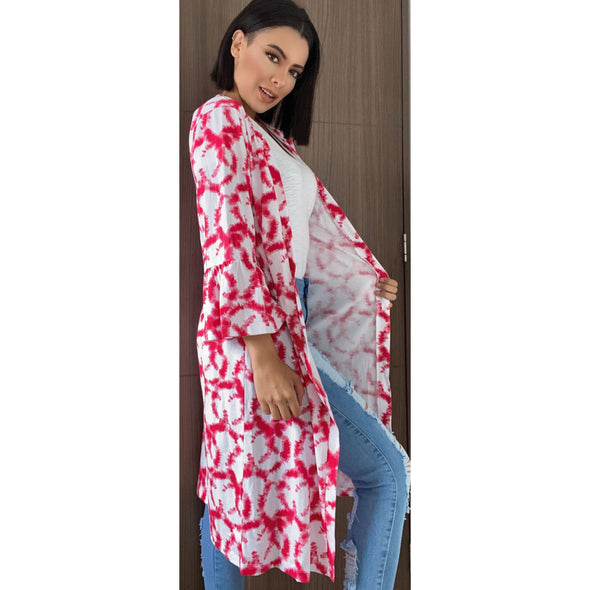 Kimono Largo Rojo