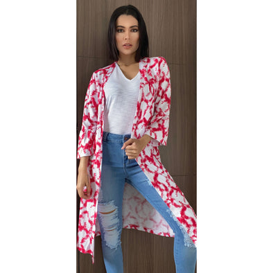 Kimono Largo Rojo